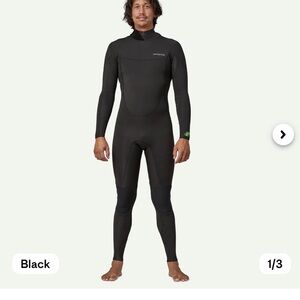 NWT Patagonia Yulex Men's Full Wetsuit in Black